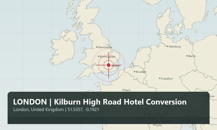 LONDON | Kilburn High Road Hotel Conversion