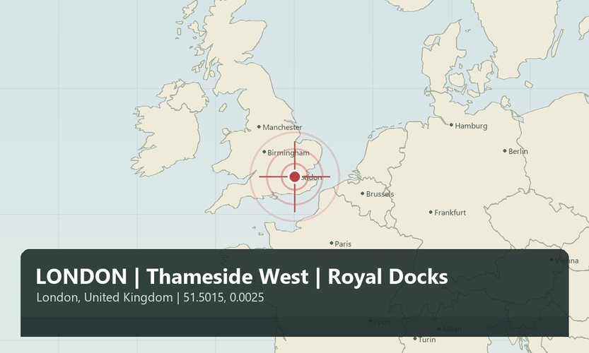 LONDON | Thameside West | Royal Docks