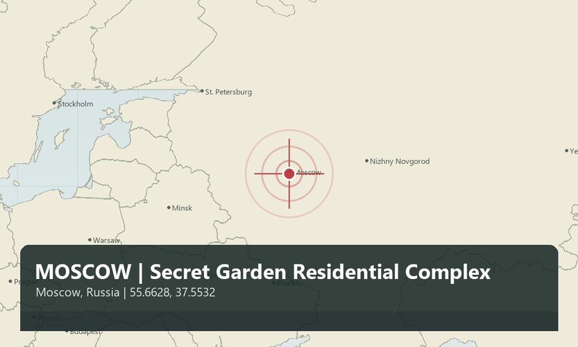 MOSKAU | Wohnkomplex Secret Garden
