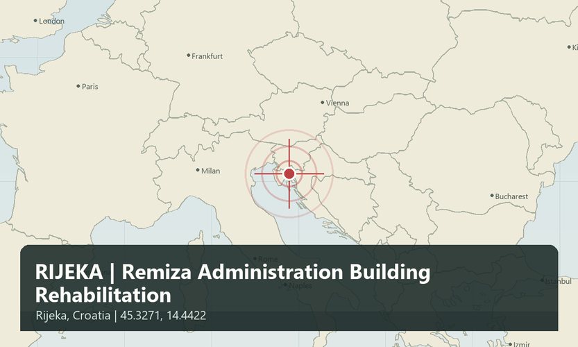 RIJEKA | Sanierung des Remiza-Verwaltungsgebäudes
