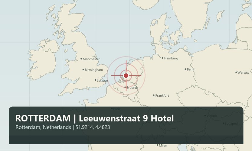 ROTTERDAM | Hotel Leeuwenstraat 9