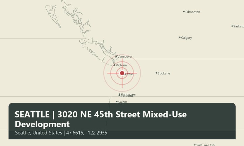 SEATTLE | 3020 NE 45th Street Mixed-Use Development